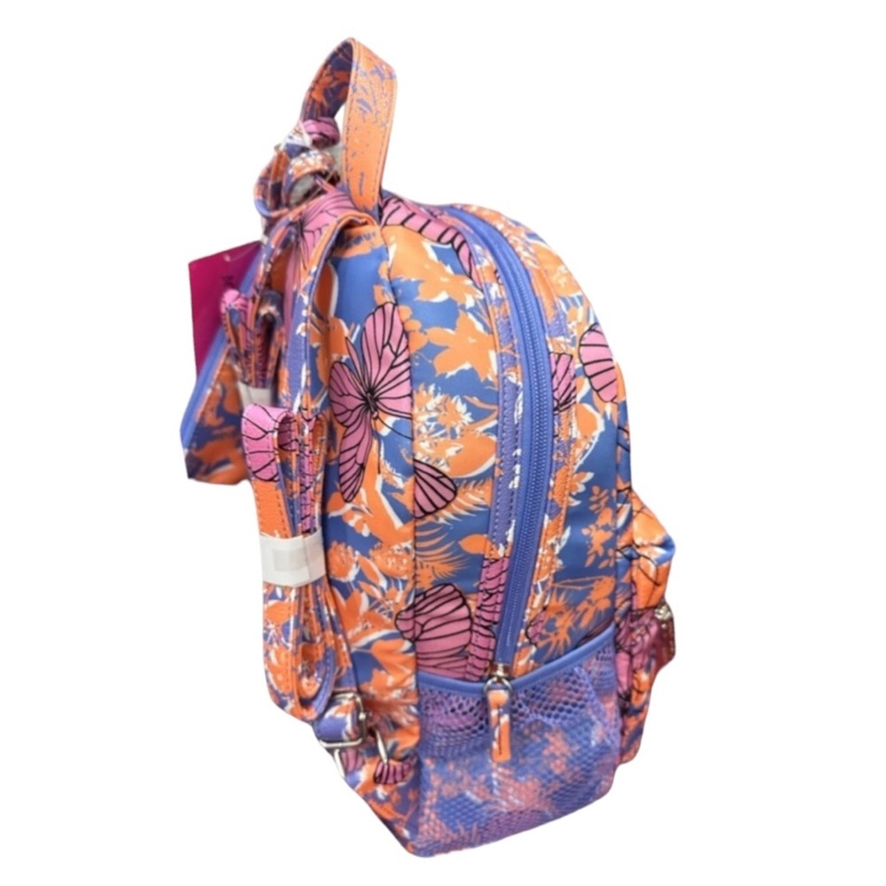 Betsey Johnson Butterfly Quilted Backpack with Matching Pouch set - Picture 2 of 9